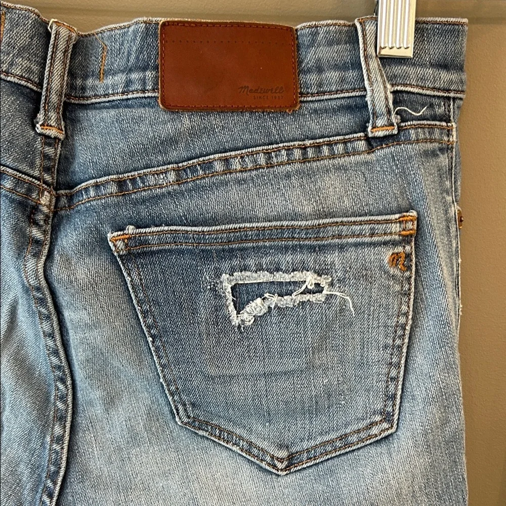 Madewell Skinny Faded Blue Denim Jeans Size 28